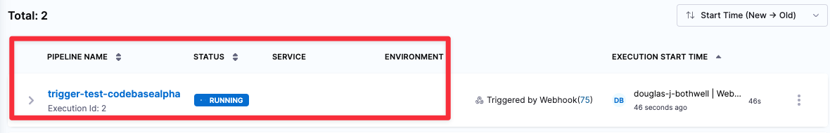 New Harness STO pipeline execution